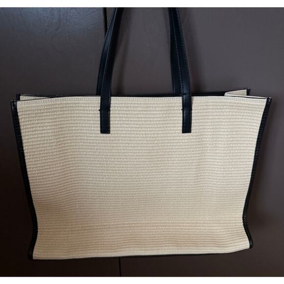 NEW! Ted Baker London Women's Icon Raffia Tote Bag w/ Ted Baker Embroidered Logo - Picture 6 of 6